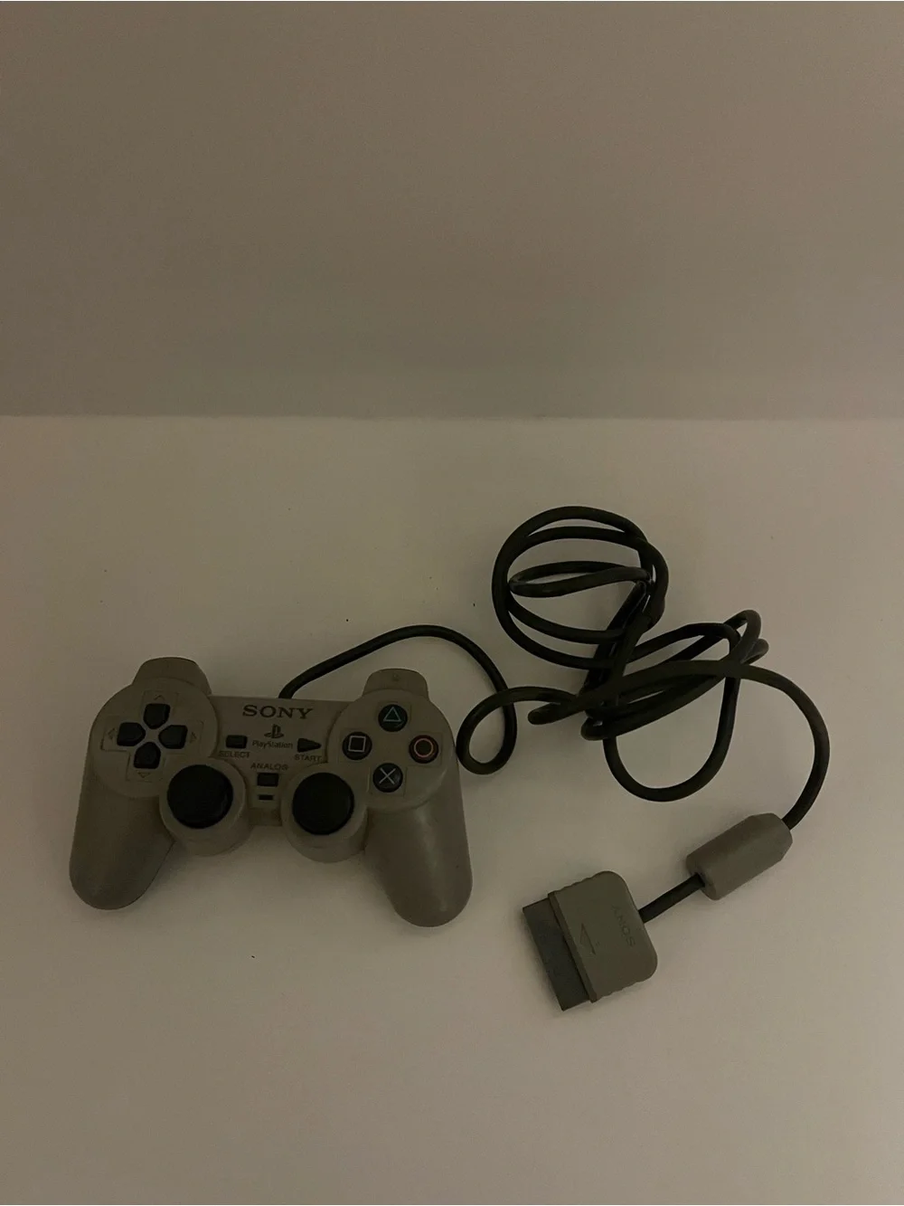 Sony Gray Wired PlayStation DualShock-Style Controller
